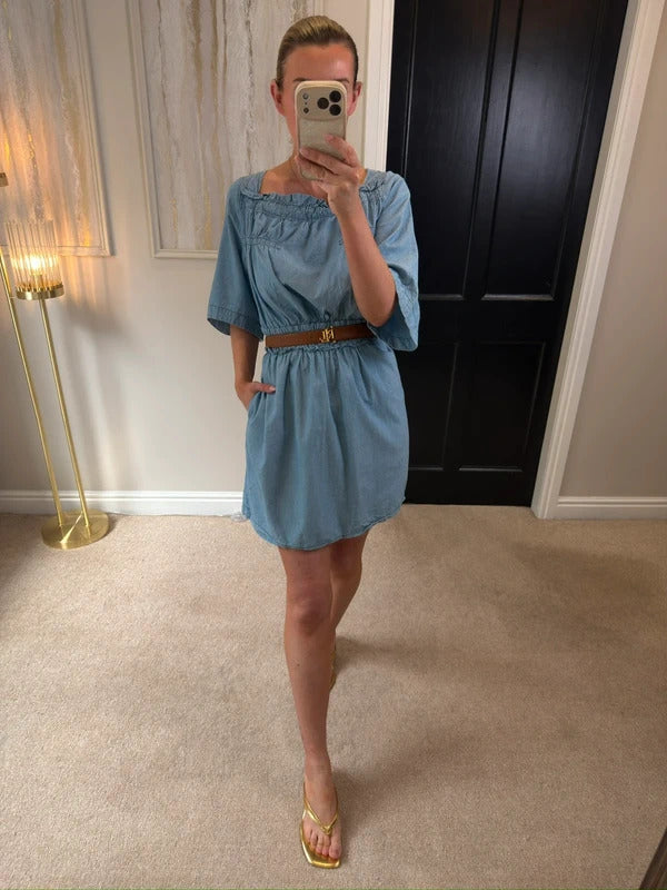 See By Chloe Denim Mini Dress 12