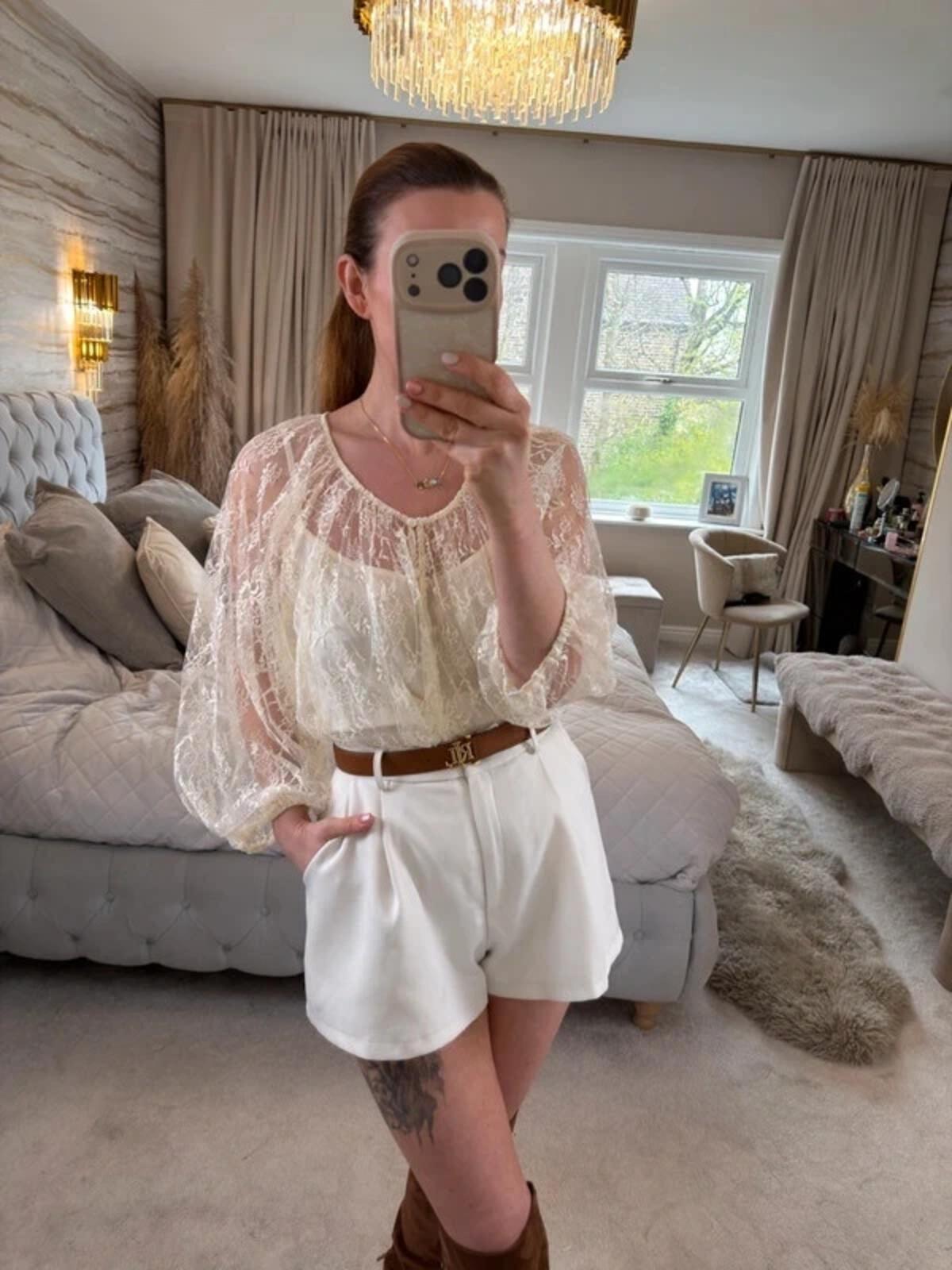 BNWT Marks & Spencer’s Cream Lace Blouse 16