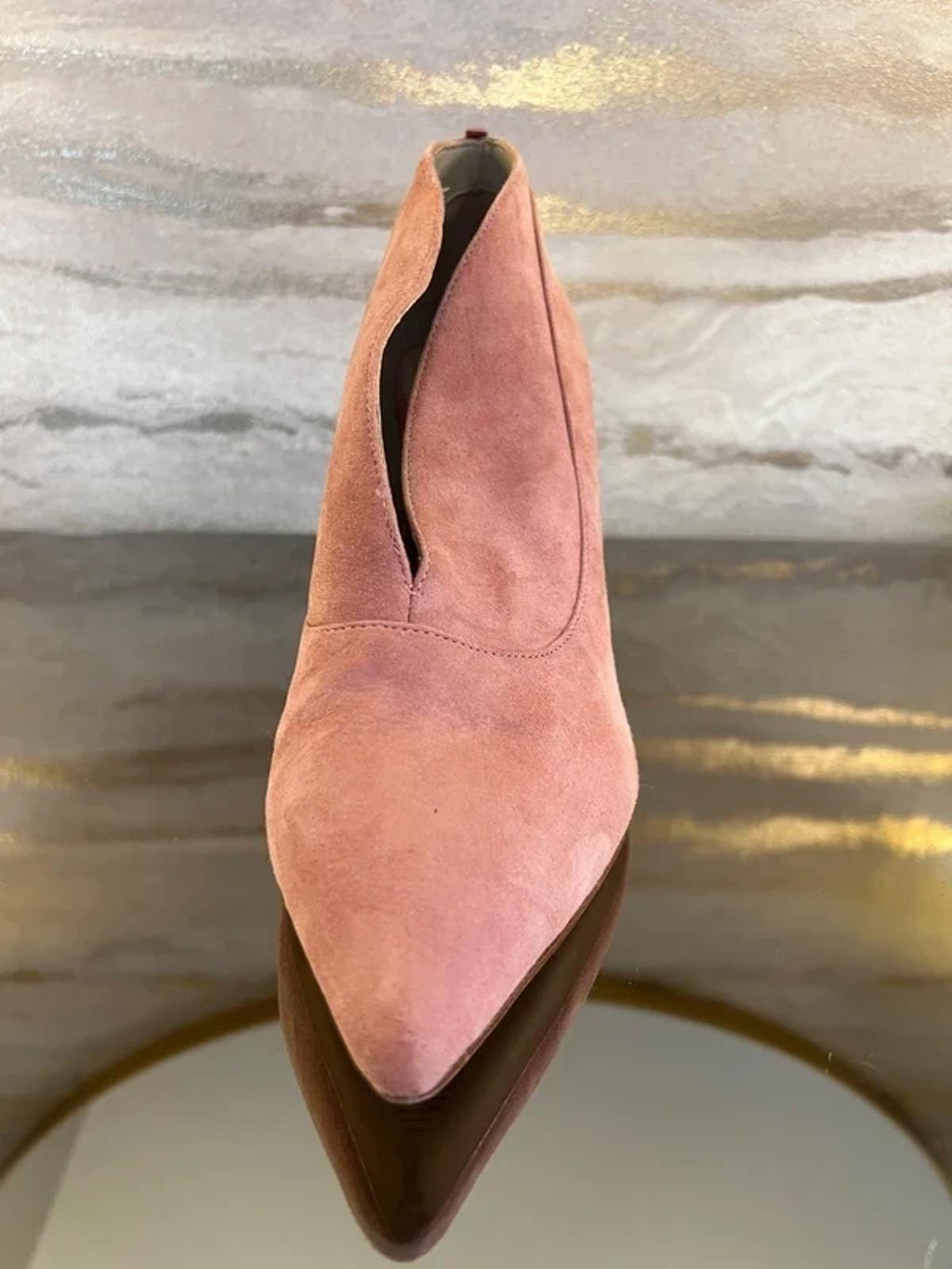 Boden Pink Suede Shoe Boots 40