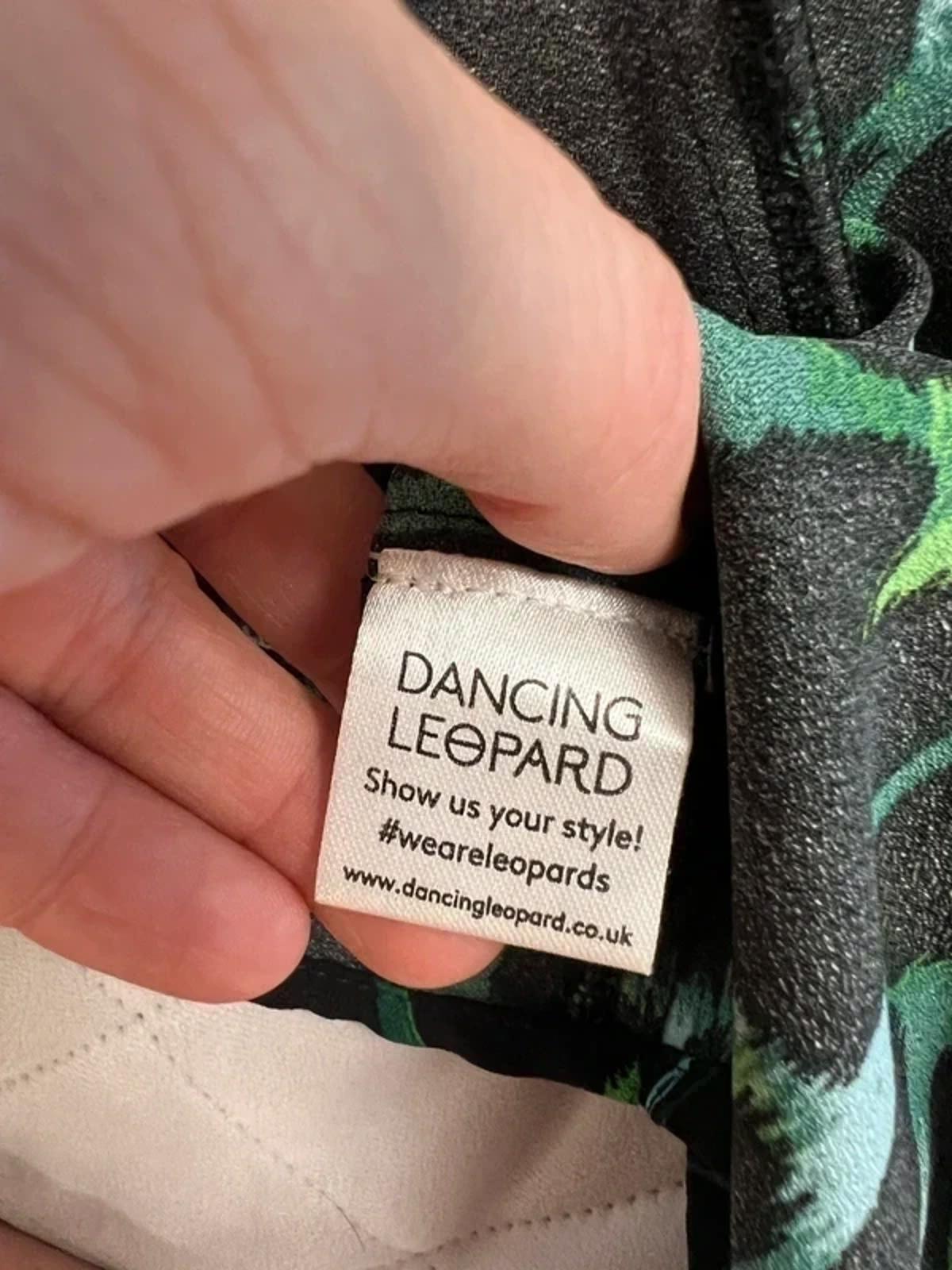 Dancing Leopard Green Maxi Dress 6