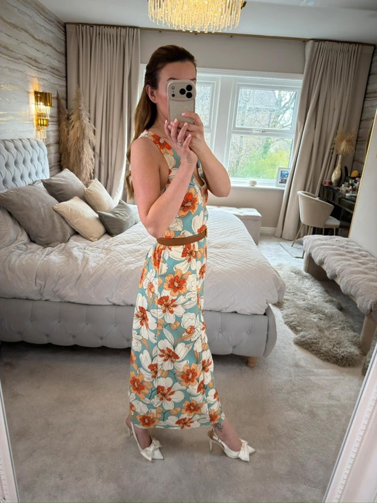 Next Floral Cropped Jumpsuit 14