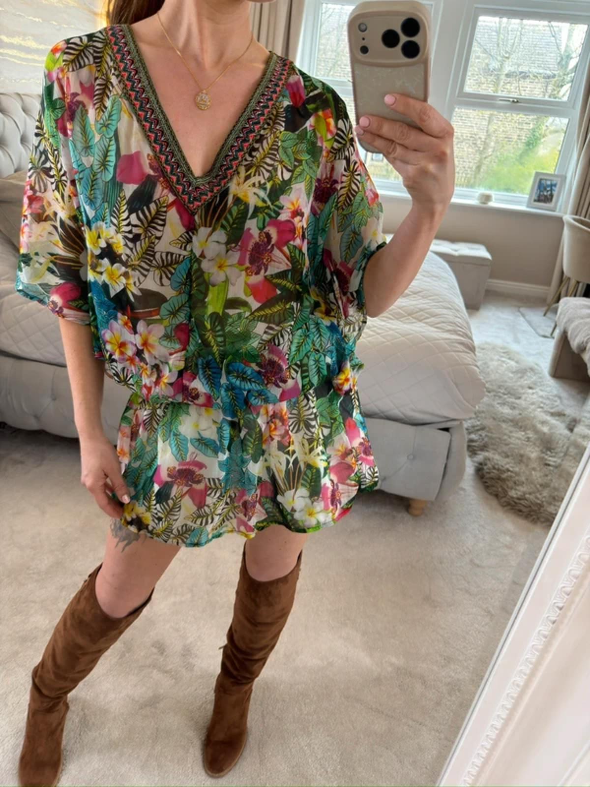 Floral Kaftan Debenhams Small