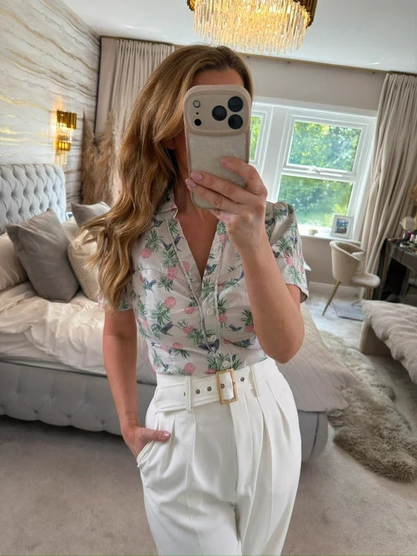 Joe Browns Multicoloured Bird Blouse 10