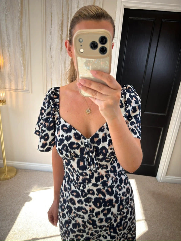 AX Paris Leopard Print Midi Dress 10