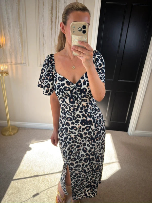 AX Paris Leopard Print Midi Dress 10