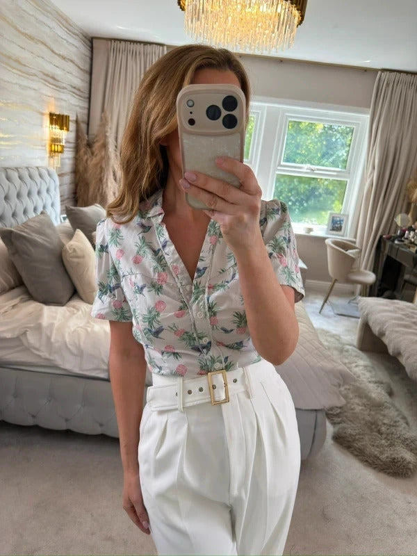 Joe Browns Multicoloured Bird Blouse 10