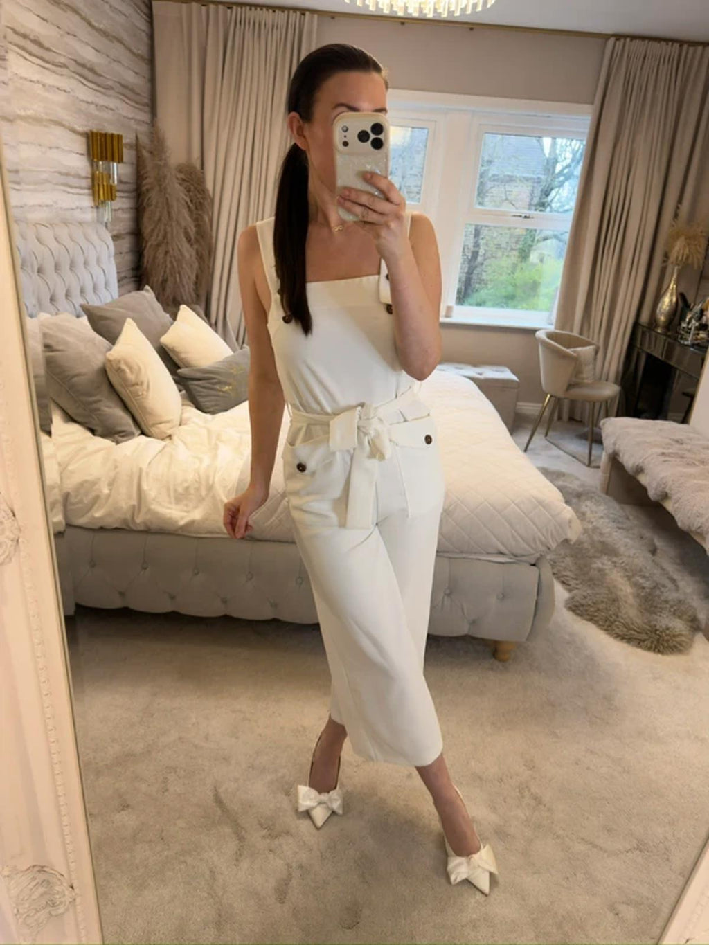 Topshop White Jumpsuit 6