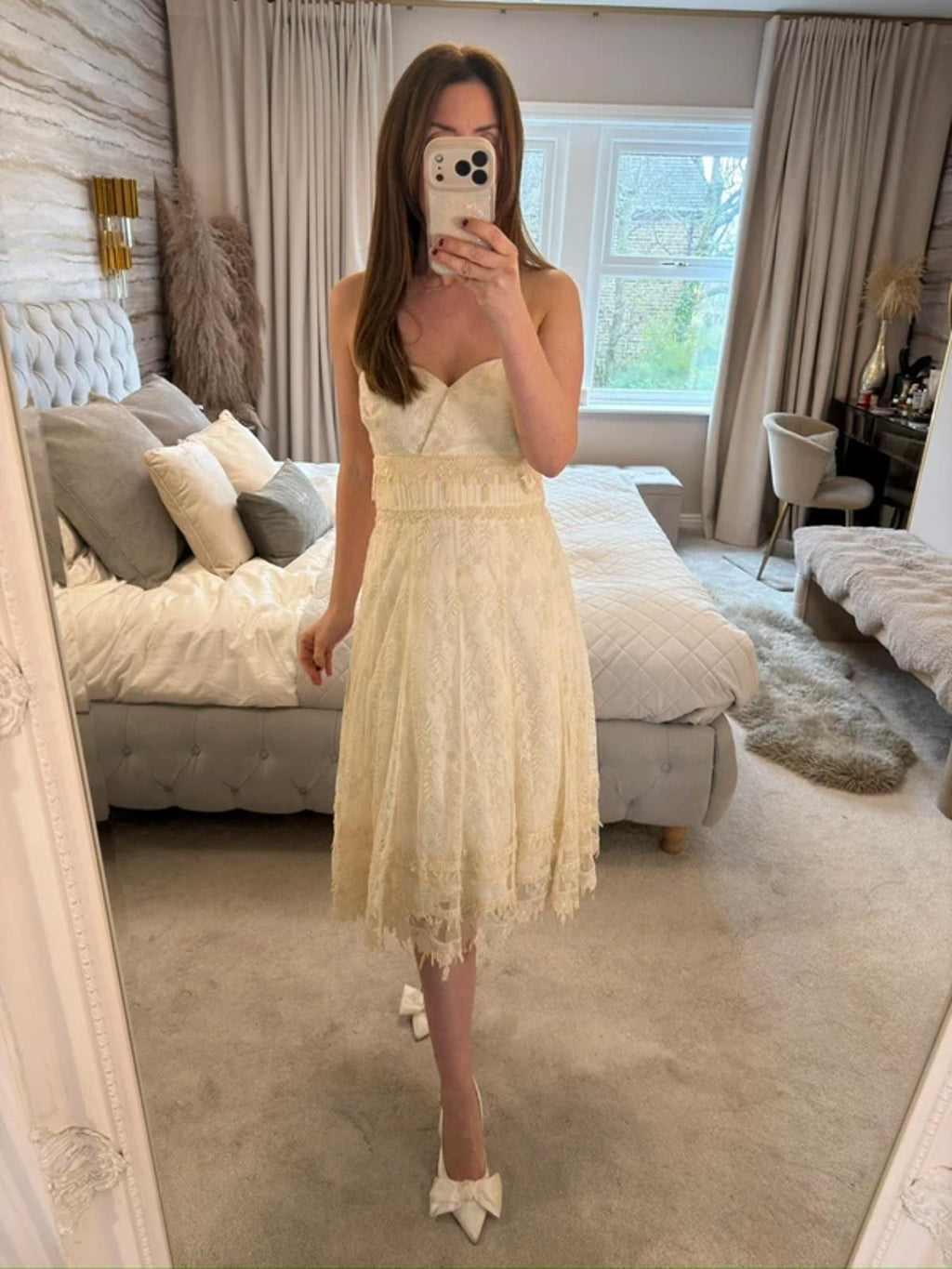 BNWT Coast Cream Lace Dress 12