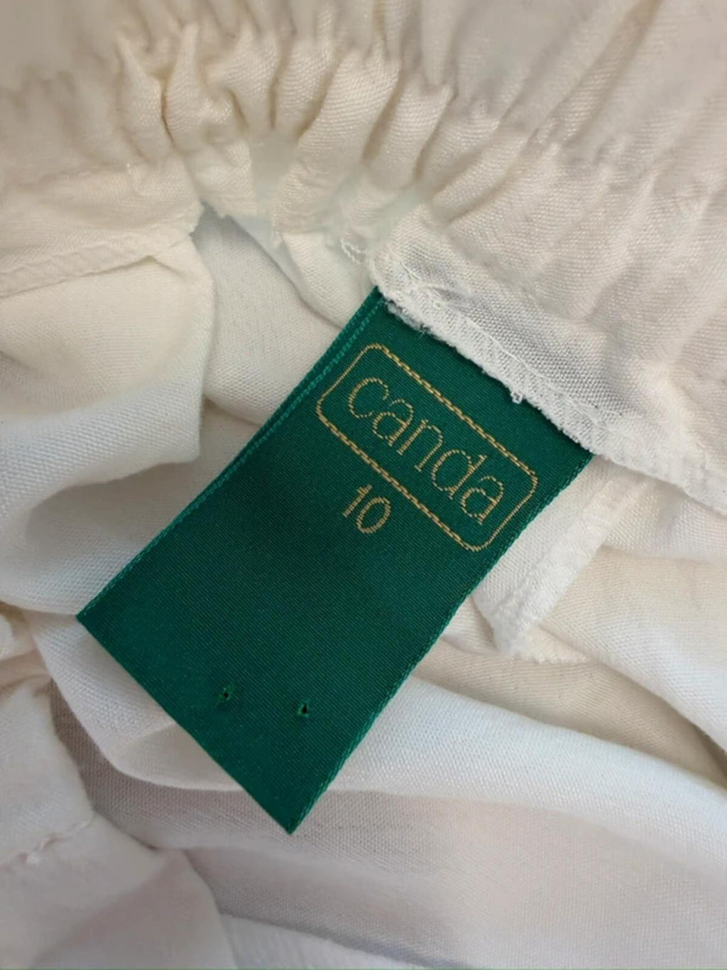 Vintage C&A White Midi Skirt Small