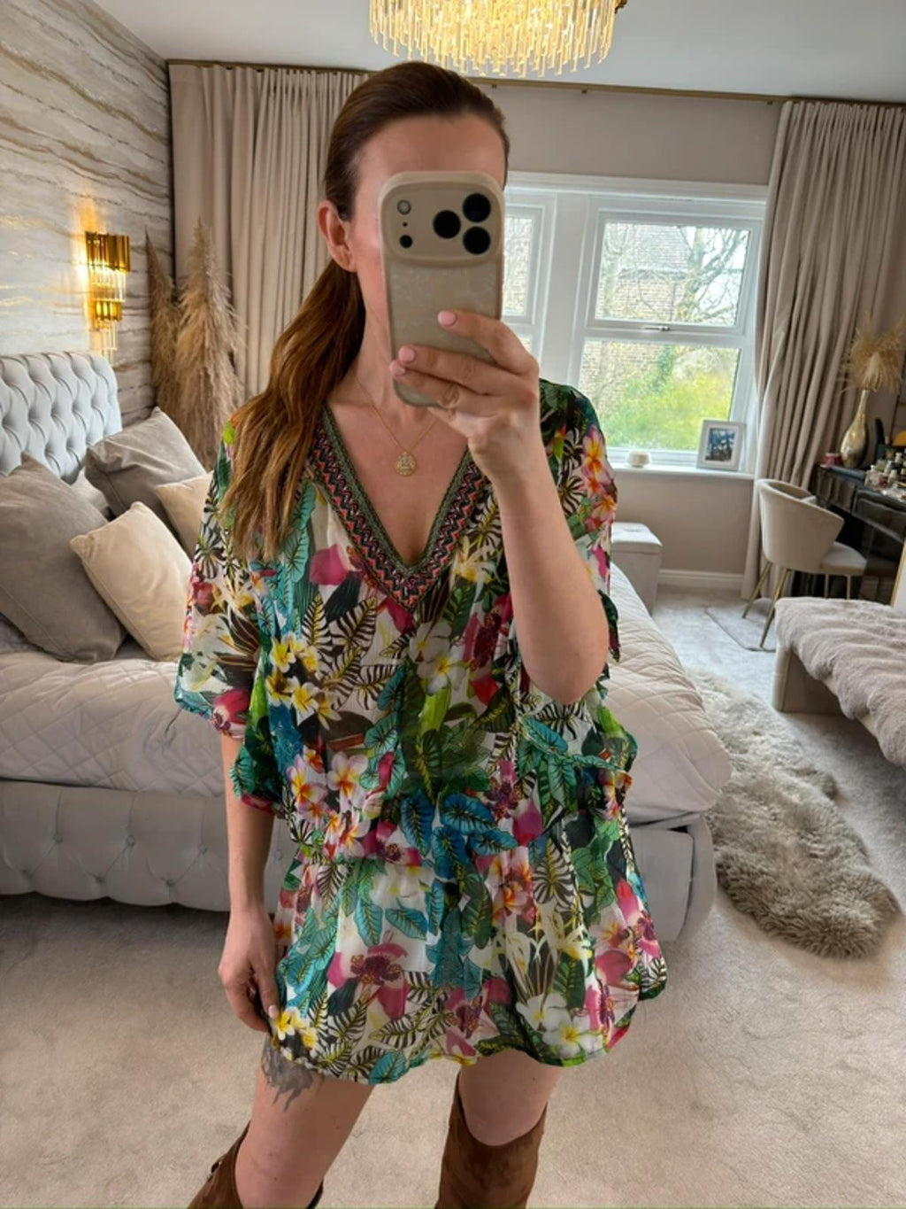 Floral Kaftan Debenhams Small