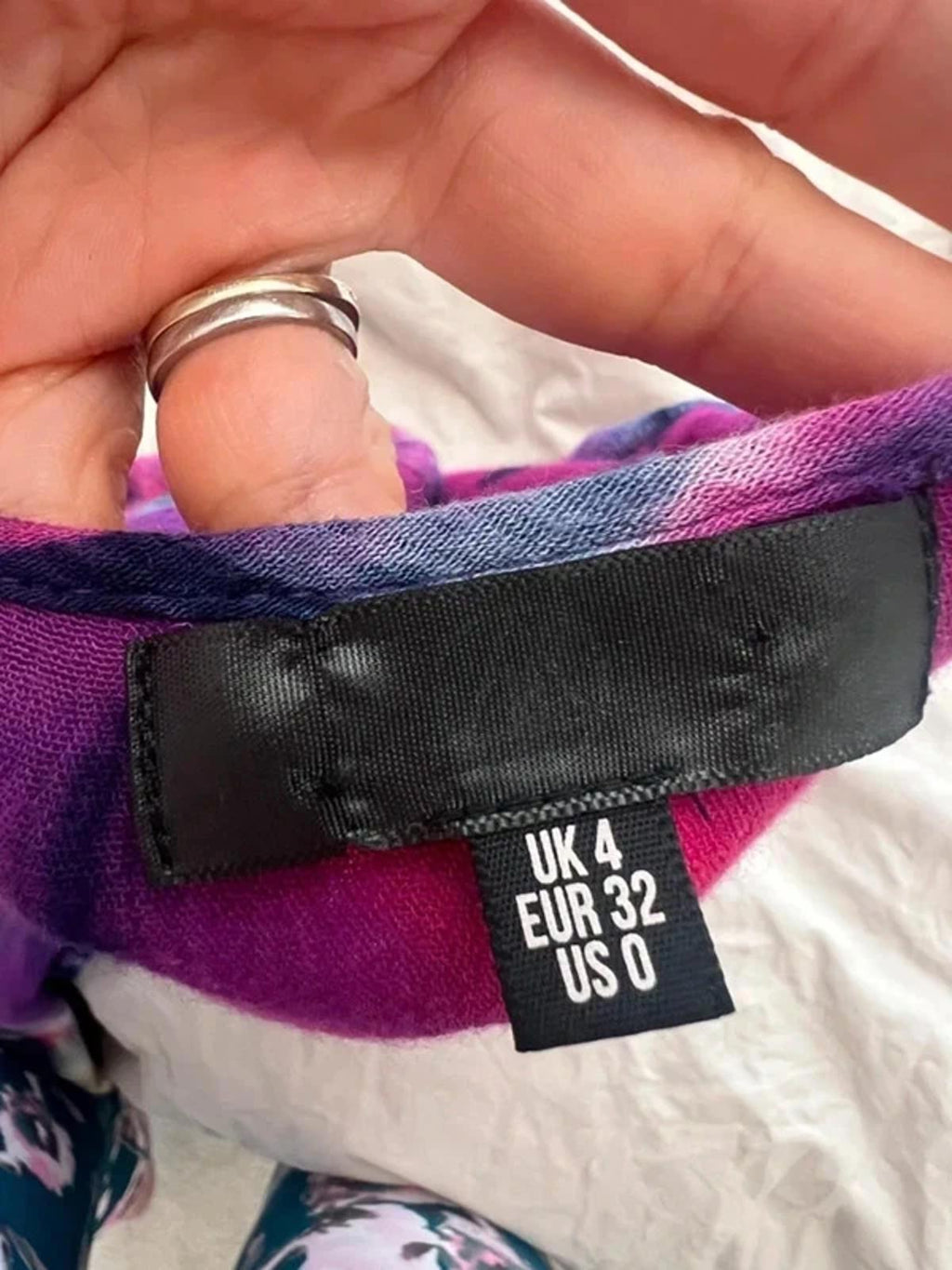 Missguided Pink & Purple Tie Dye Boho Mini Dress 4