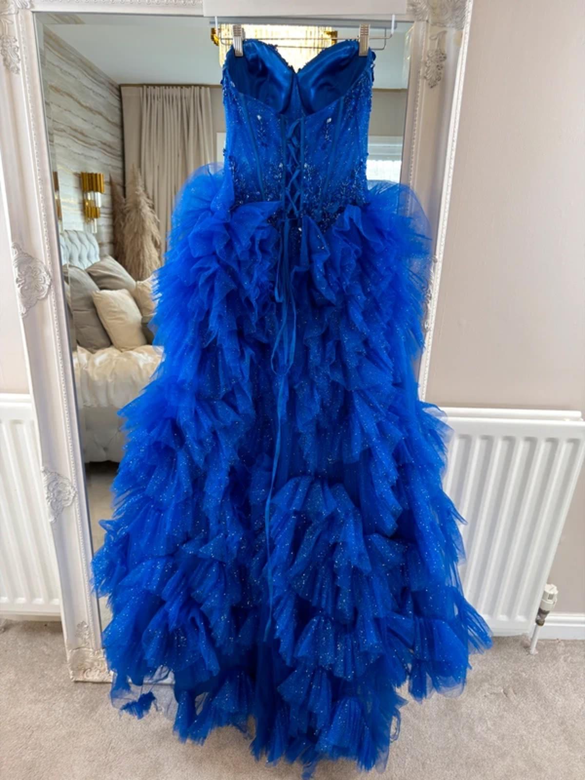 Angel Forever Cobalt Blue Embellished Dress 6-8