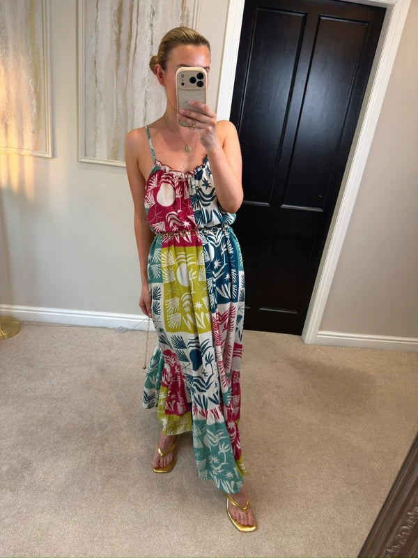 BNWT Anthropologie The Malika Gauze Maxi Dress by Celandine Daniella Manini XS