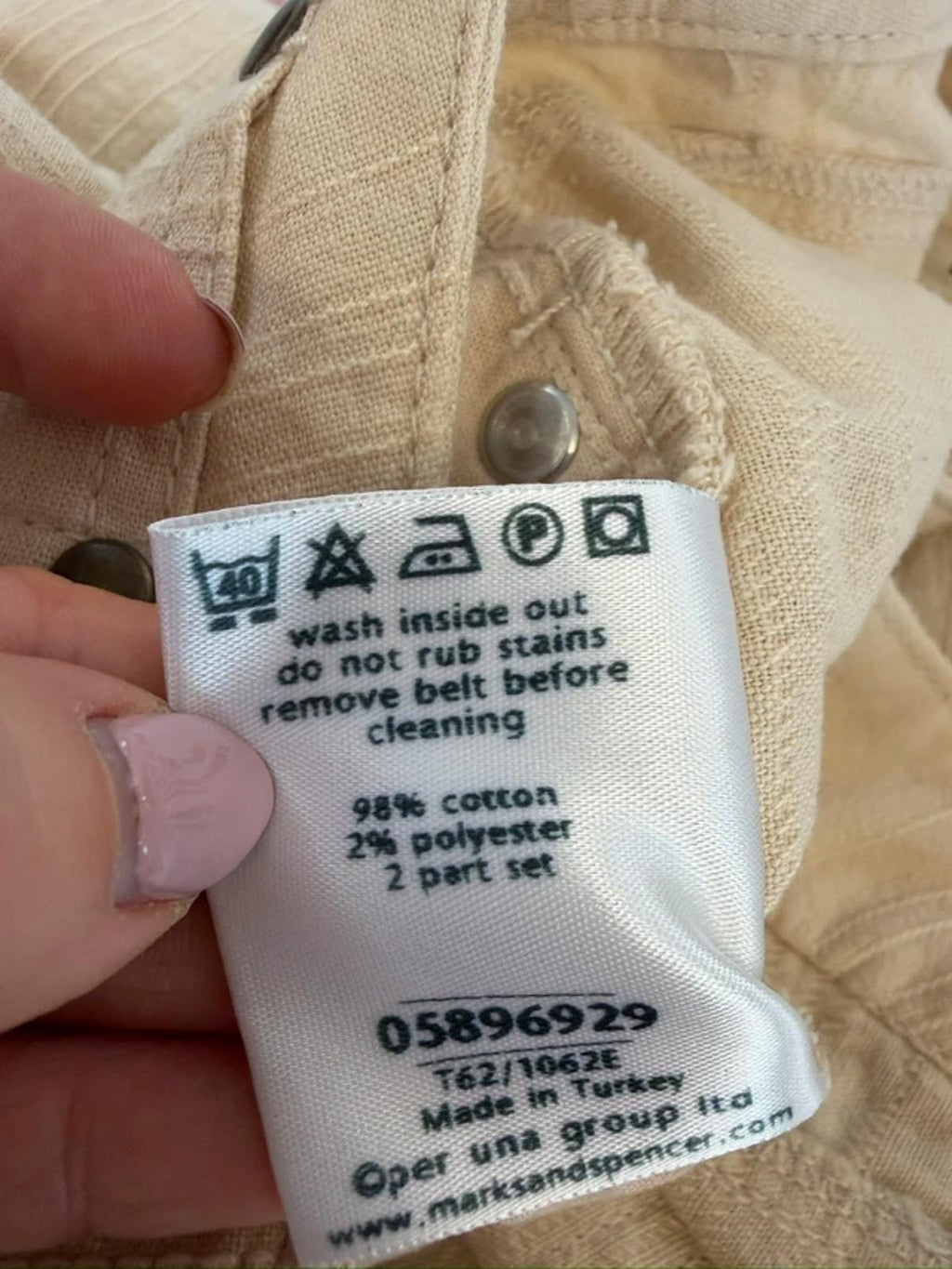 Per Una Cream Trouser 14