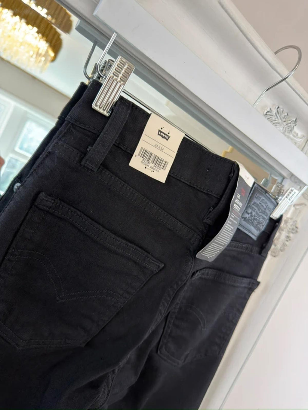 BNWT 725 Levi’s Black High Rise Bootcut XS
