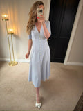 Vintage Etam Powder Blue Midi Dress 10