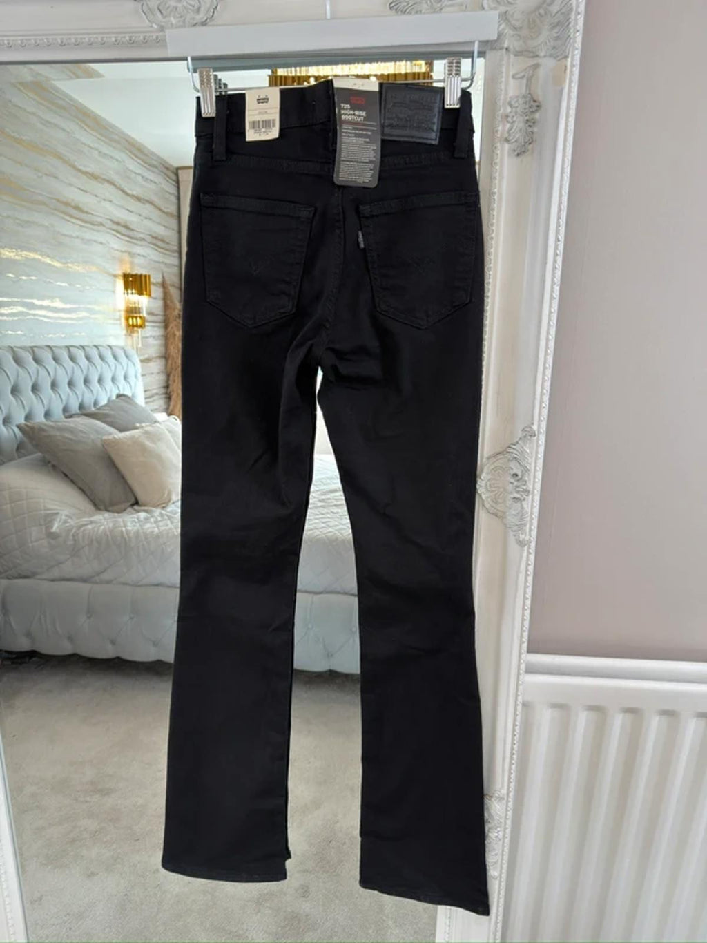 BNWT 725 Levi’s Black High Rise Bootcut XS
