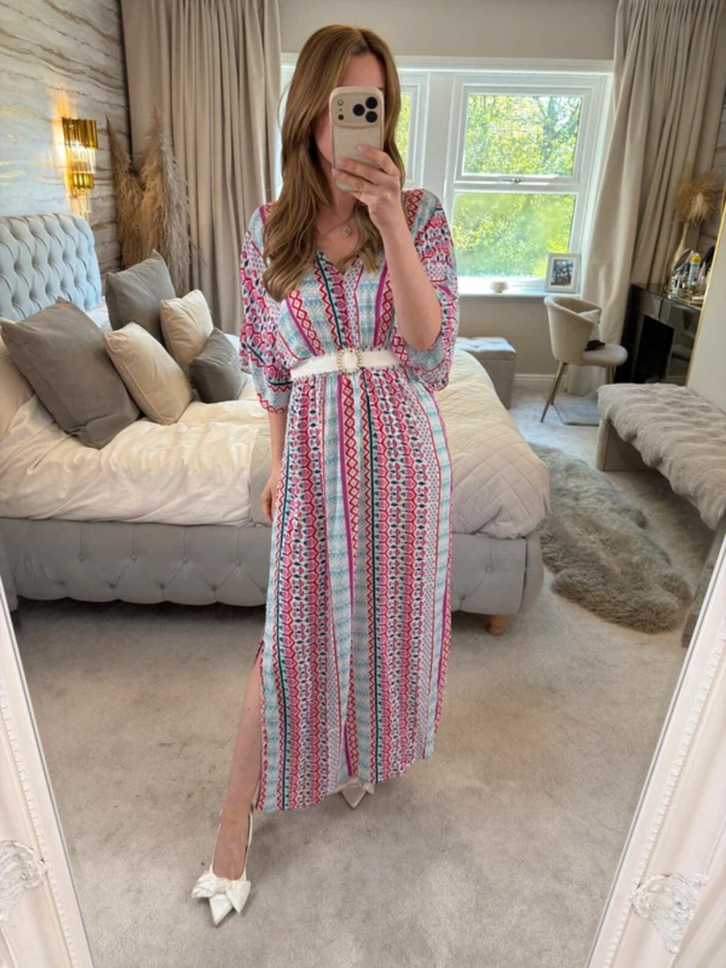 Papaya Multicoloured Maxi Dress 10