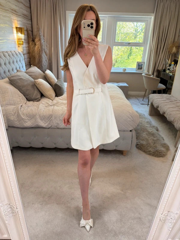 Ella Boo White Blazer / Blazer dress 8