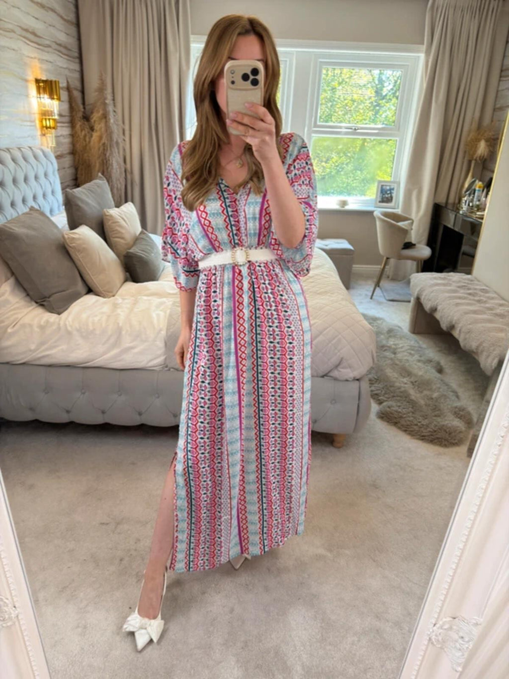 Papaya Multicoloured Maxi Dress 10