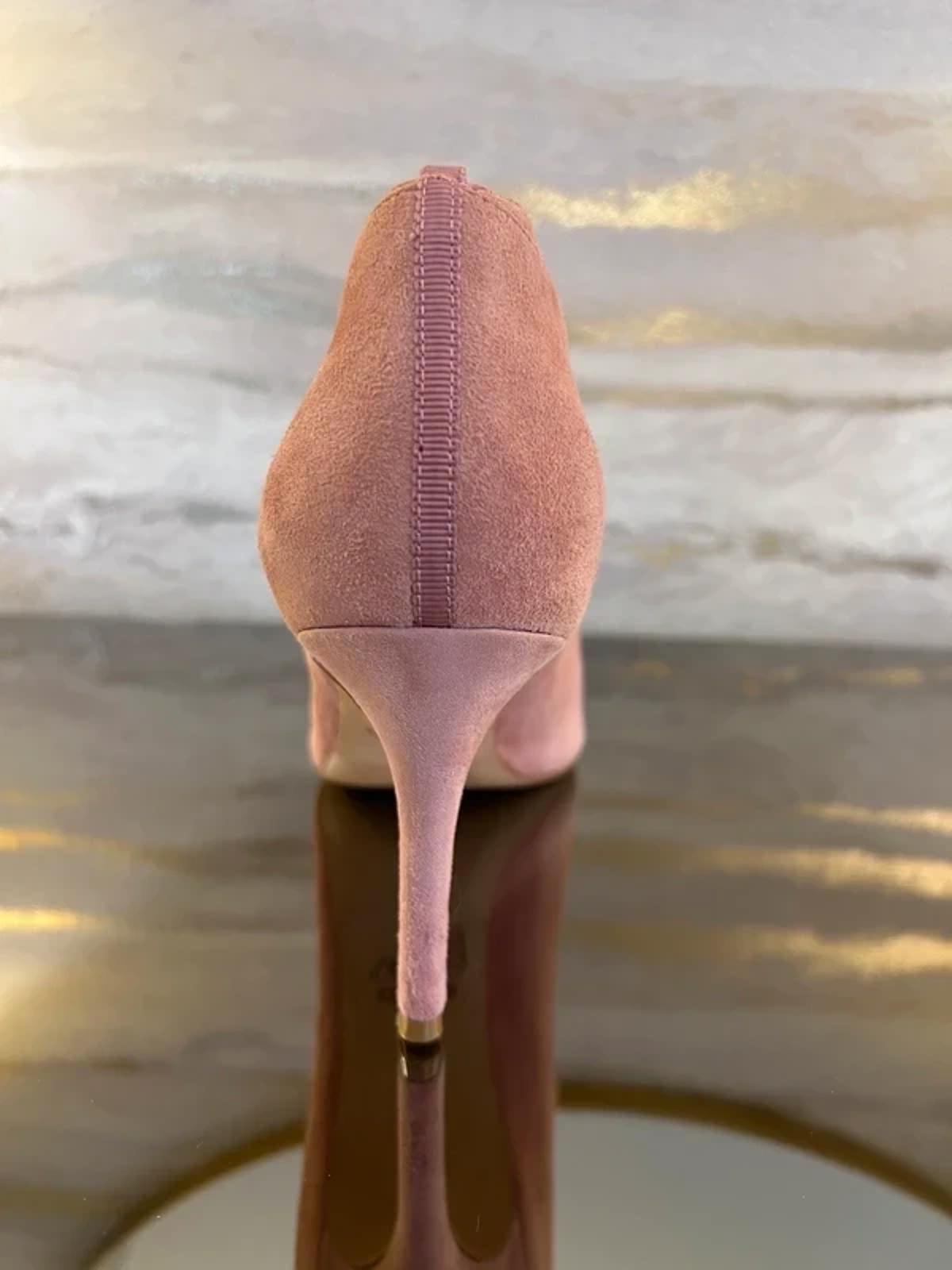 Boden Pink Suede Shoe Boots 40