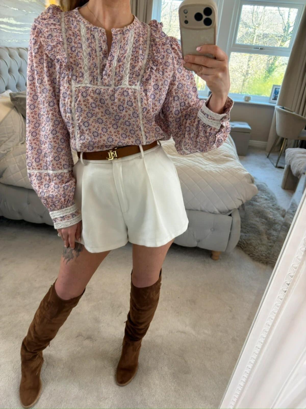 Per Una Pink Boho Blouse 16