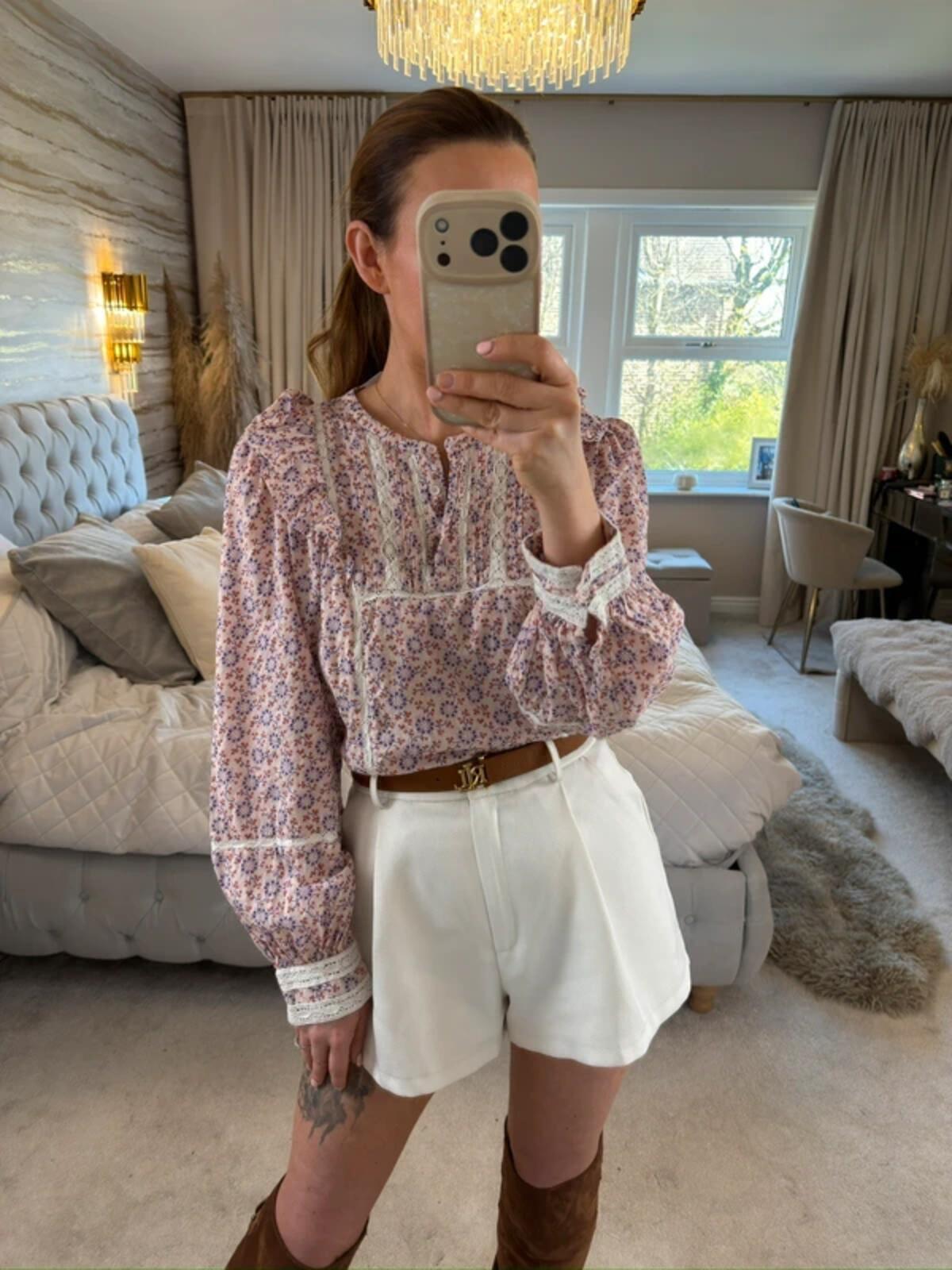 Per Una Pink Boho Blouse 16