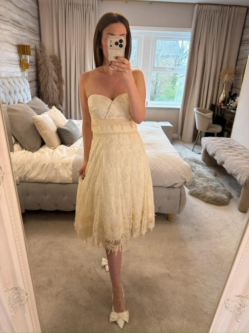 BNWT Coast Cream Lace Dress 12