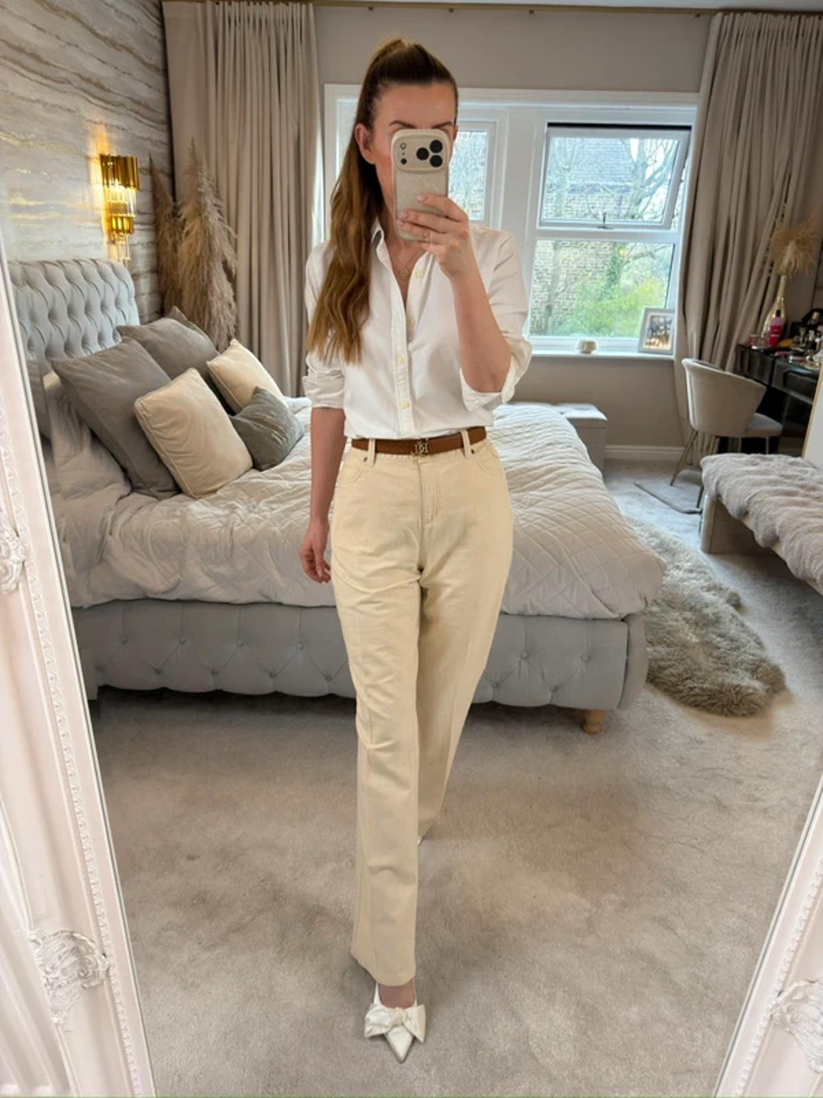 Per Una Cream Trouser 14