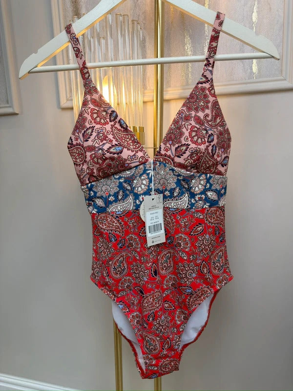 BNWT Boden Arezzo Paisley Swimsuit 6
