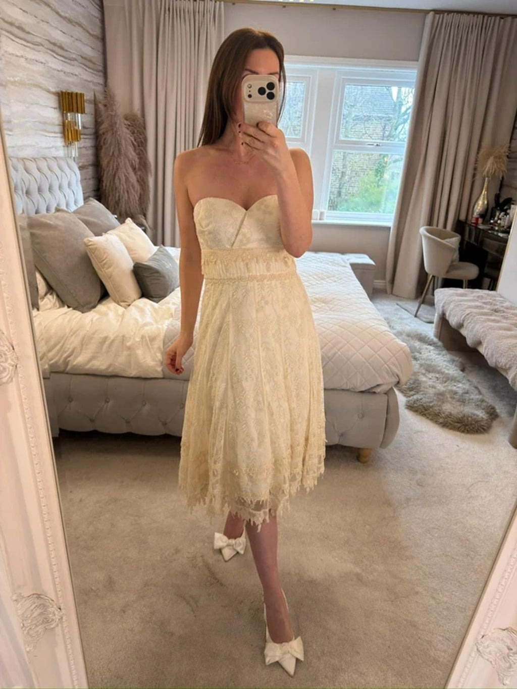 BNWT Coast Cream Lace Dress 12