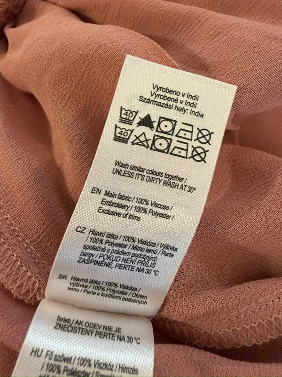 BNWT Dusky Pink Boho Blouse 8