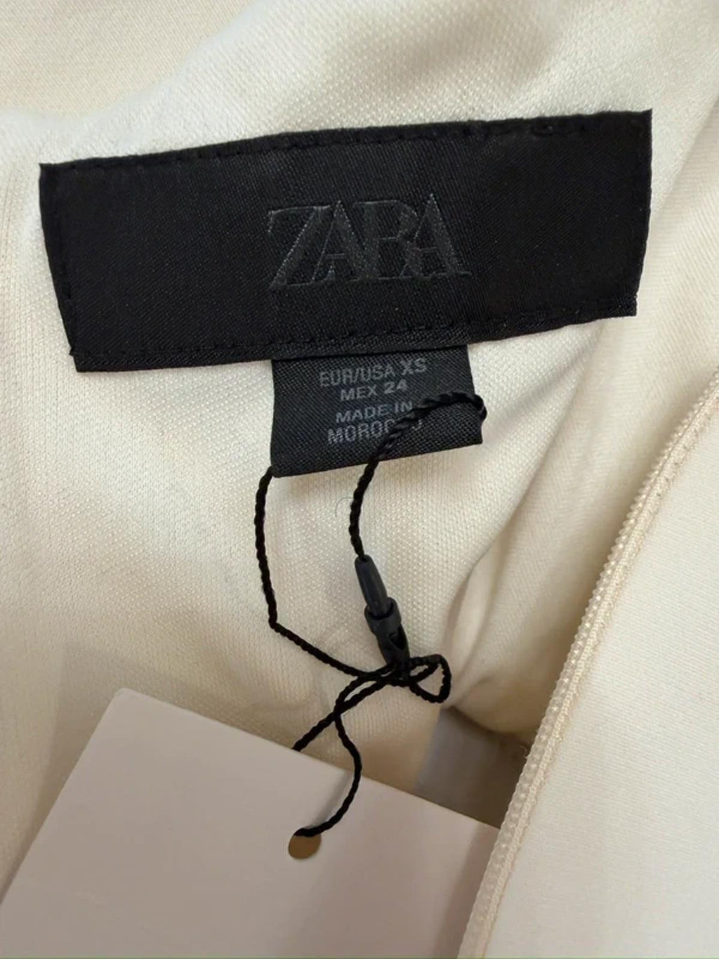 BNWT Zara Off White Mini Dress XS