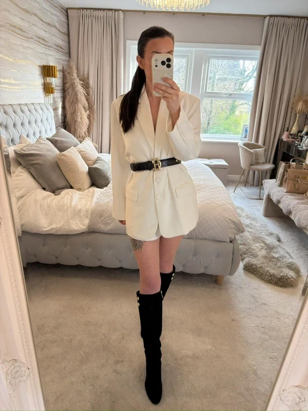 Forever Unique White Blazer 18