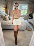 River Island Gold Metallic Sequin Knitted Top 12