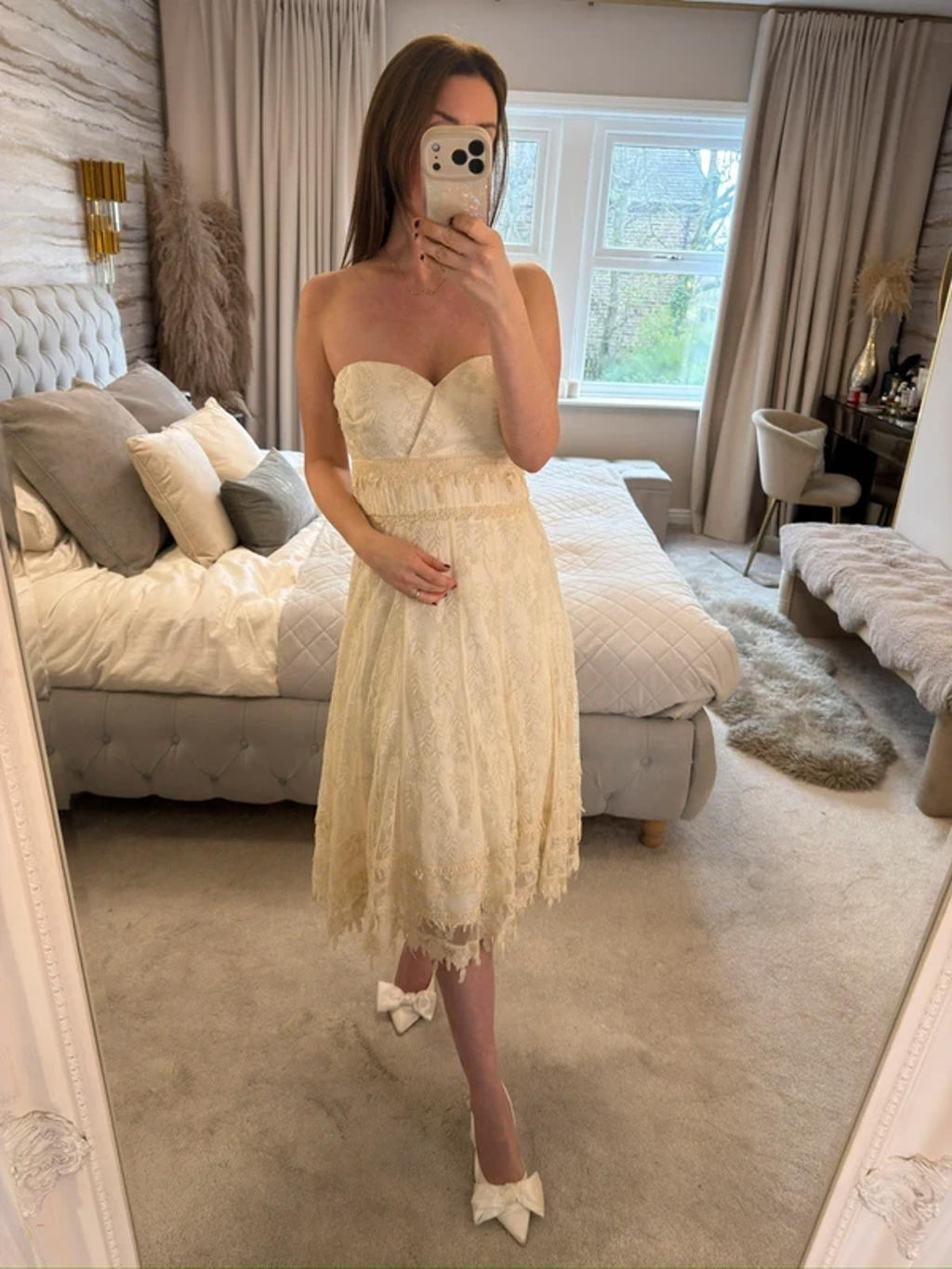 BNWT Coast Cream Lace Dress 12