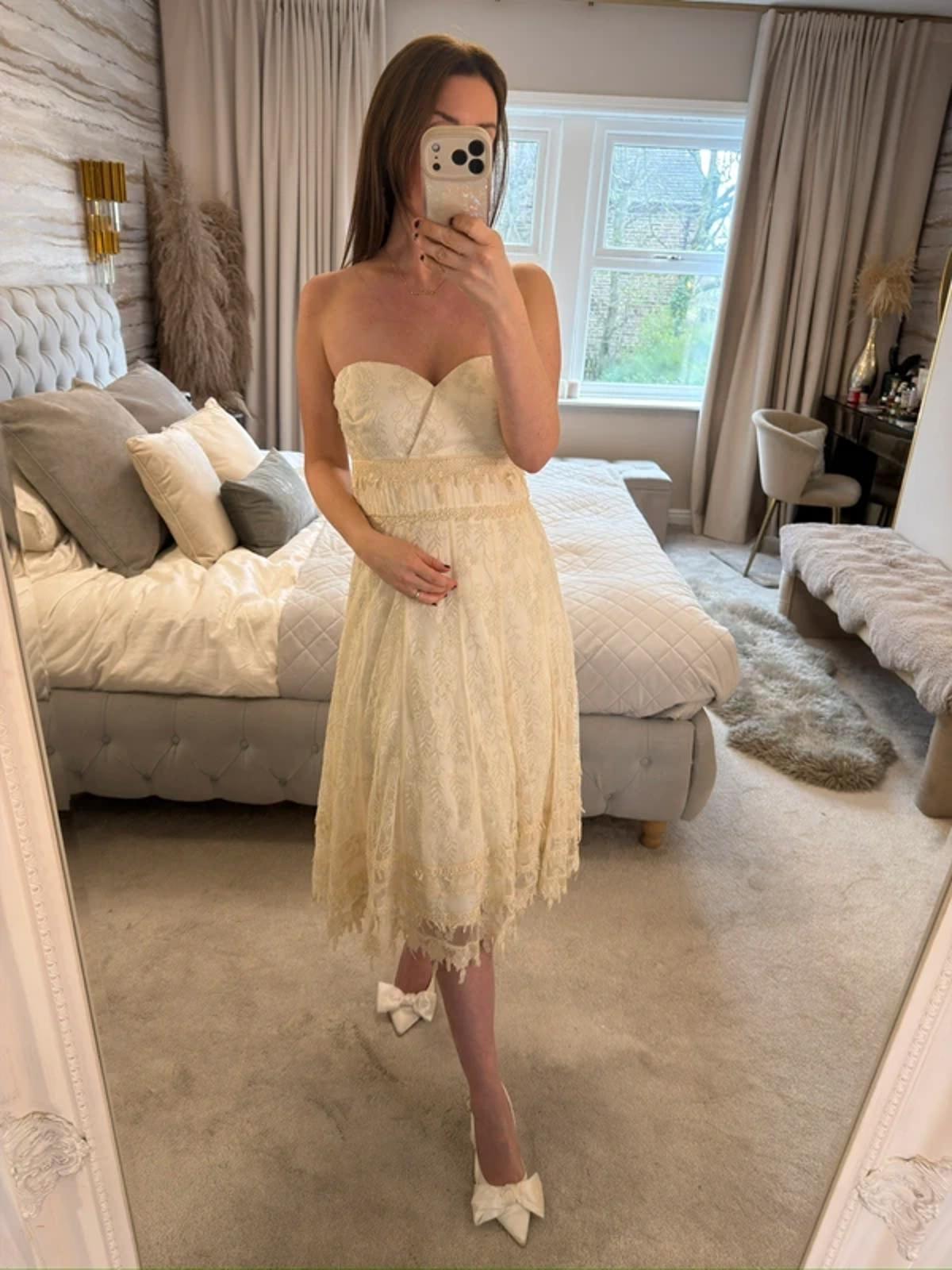 BNWT Coast Cream Lace Dress 12