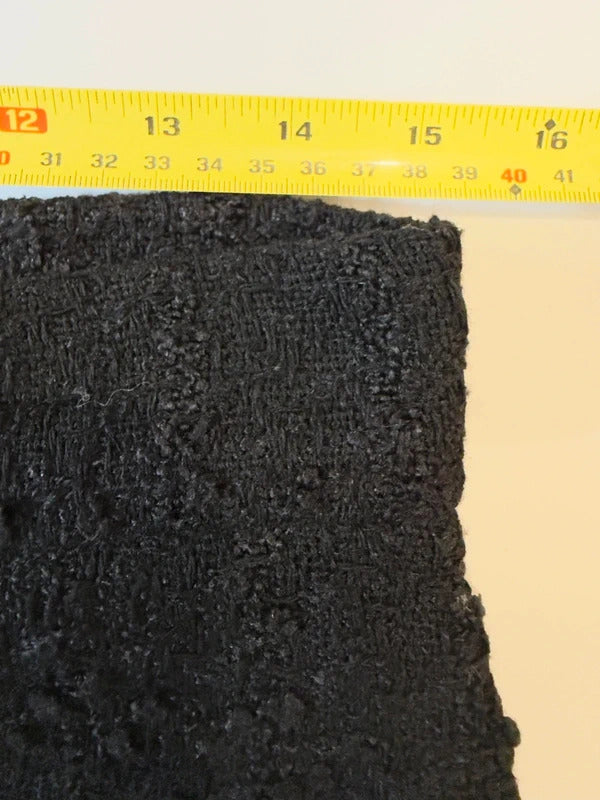 H&M Black Tweed Diamanté Skirt 12