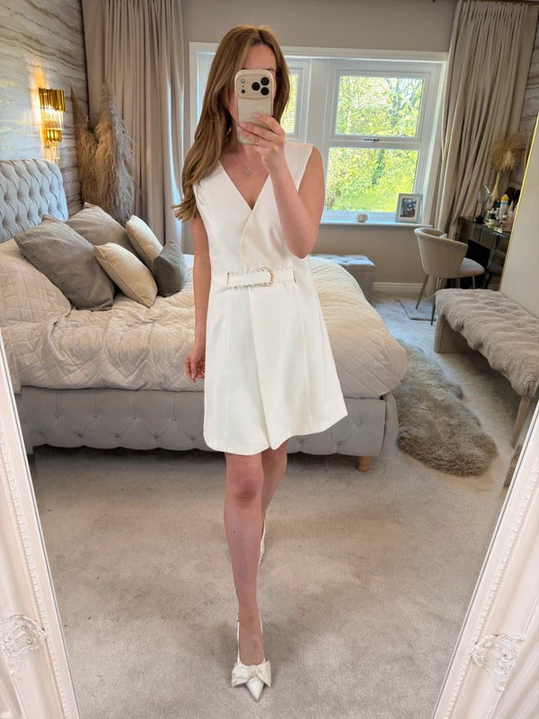 Ella Boo White Blazer / Blazer dress 8
