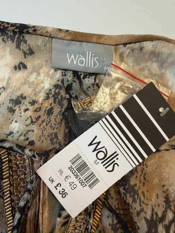 BNWT Wallis Boho Animal Print Tunic Medium
