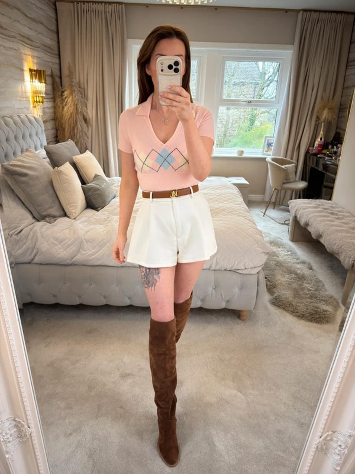Urban Outfitters Pink Knitted Top XS