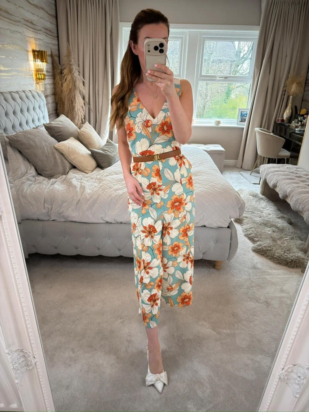 Next Floral Cropped Jumpsuit 14