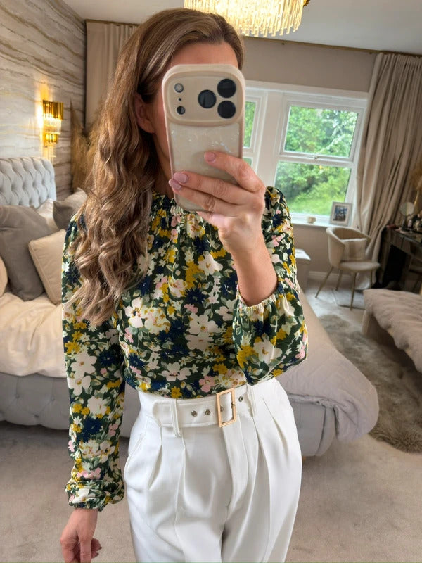 Oasis Multicoloured Floral Blouse Medium