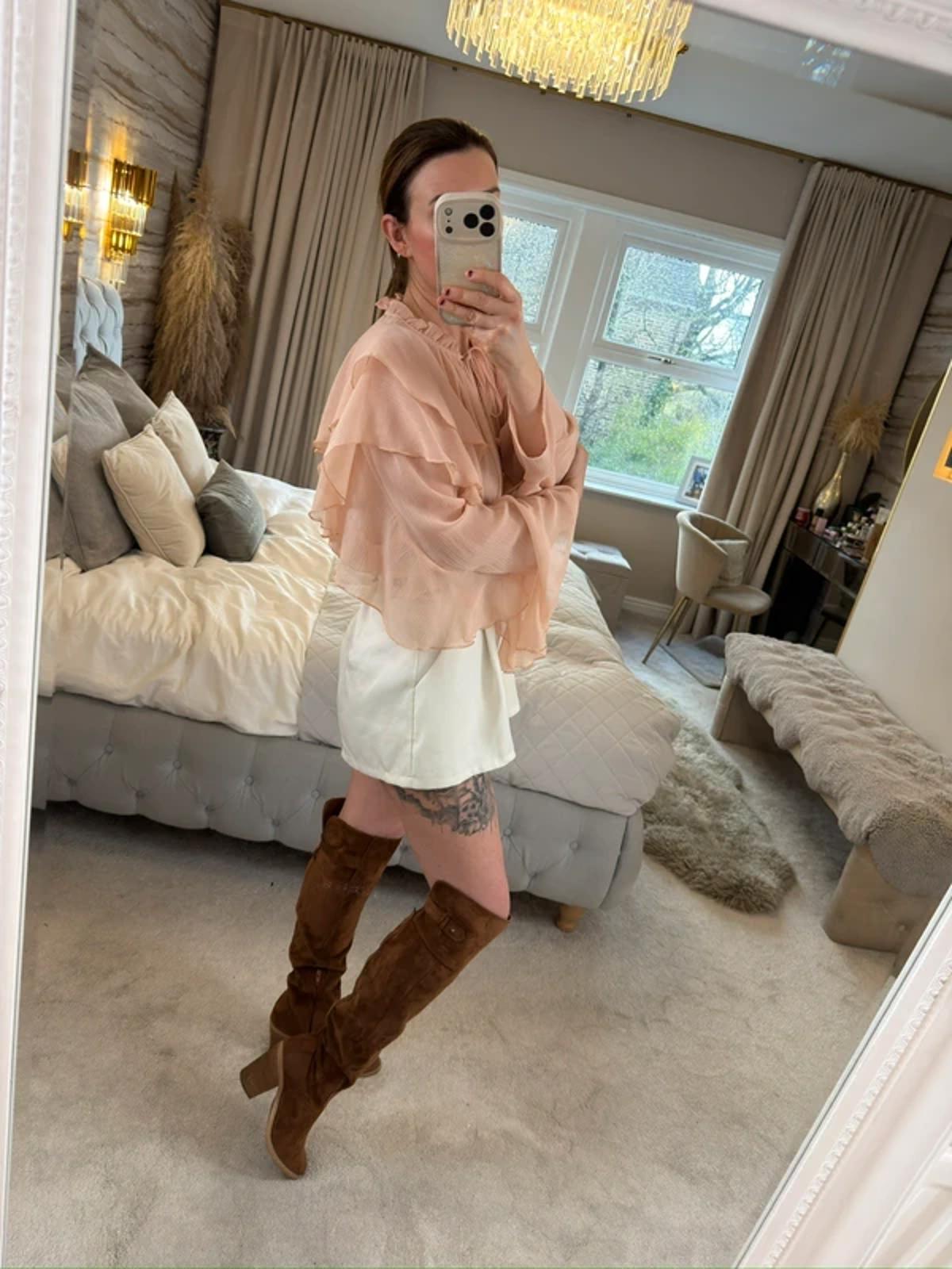 Pink Boho Frill Blouse 12