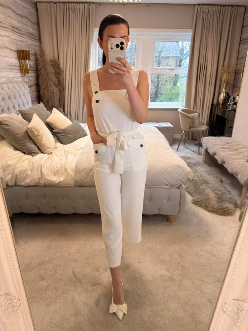 Topshop White Jumpsuit 6