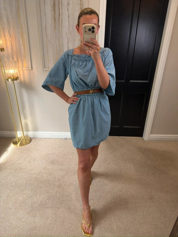 See By Chloe Denim Mini Dress 12