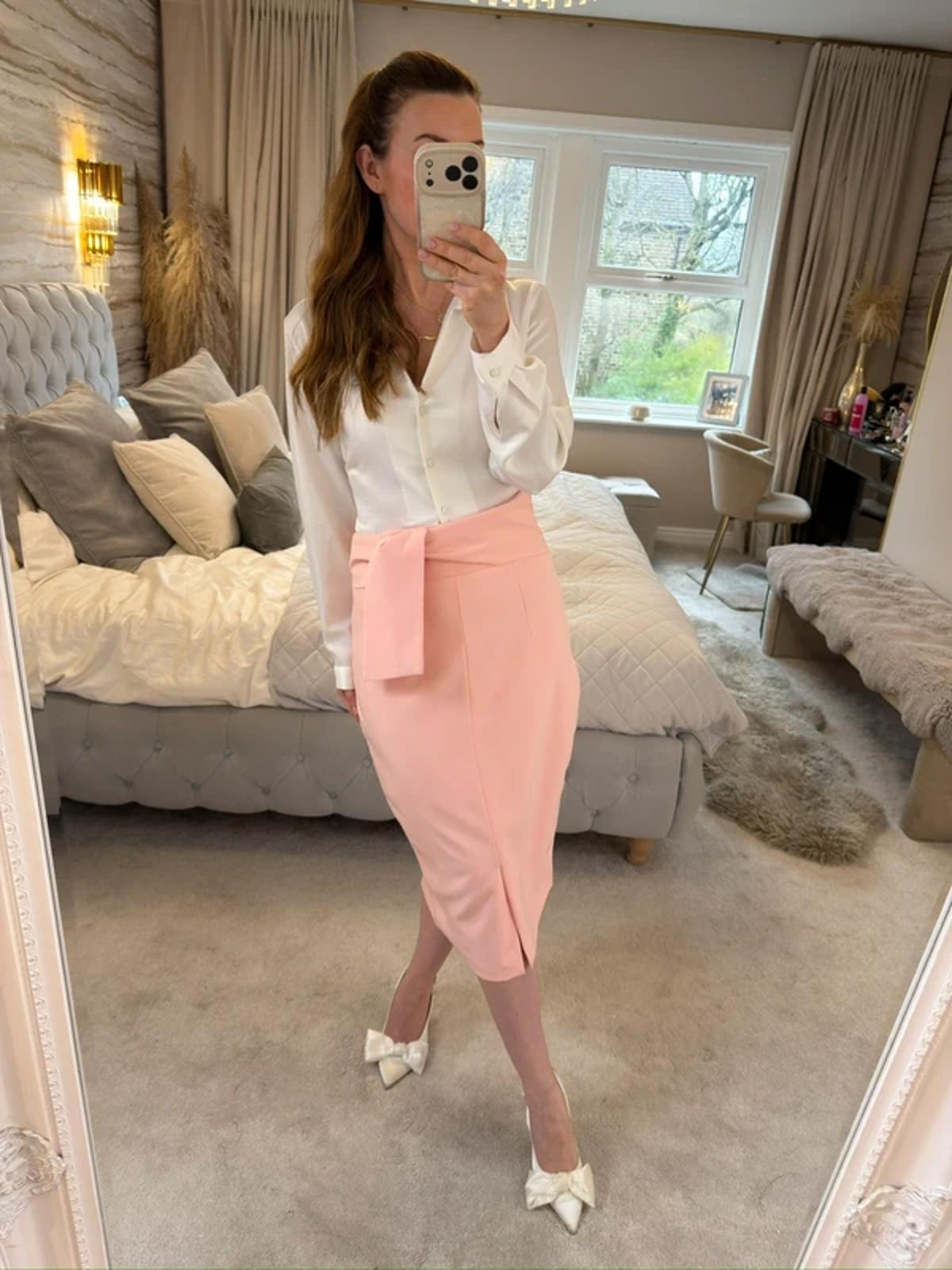 BNWT Lavish Alice Pink Midi Skirt 12