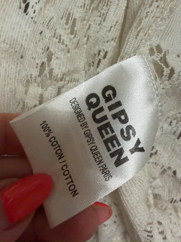 Gipsy Queen Cream Boho Cardigan One Size
