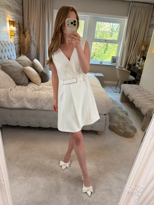 Ella Boo White Blazer / Blazer dress 8