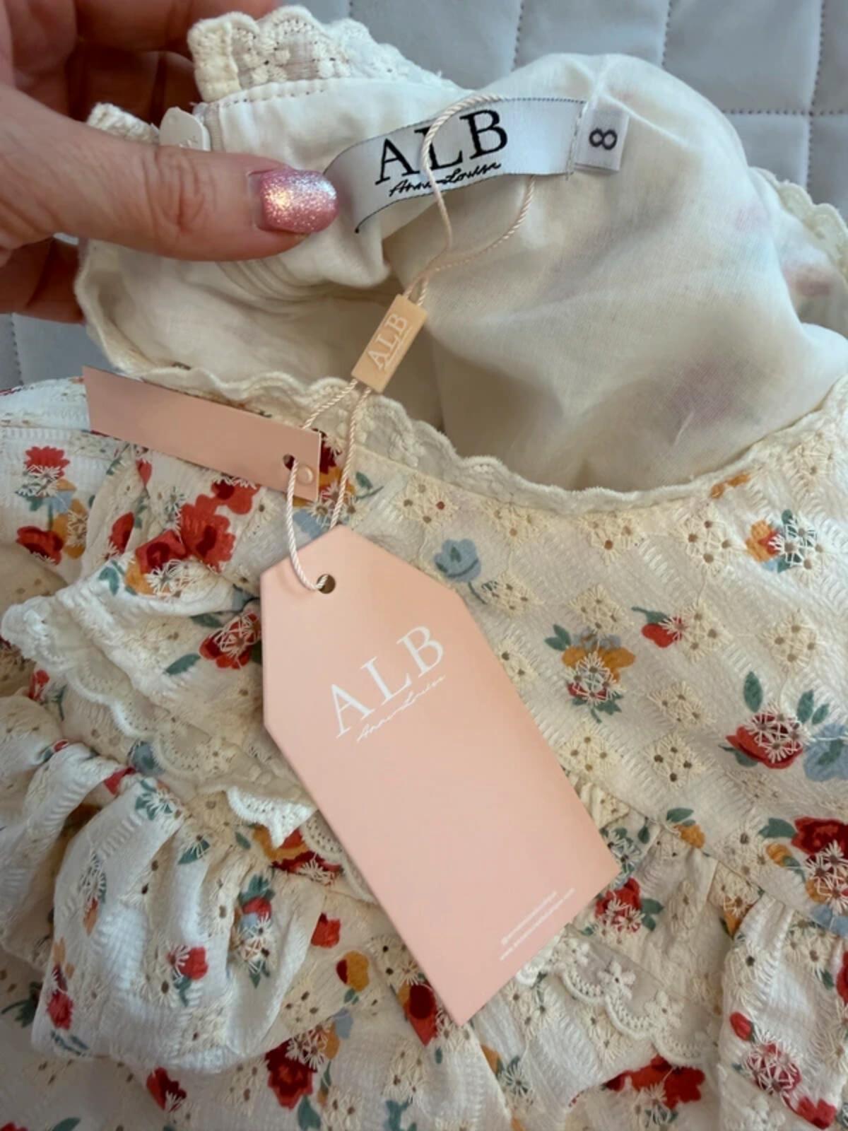 BNWT Anne Louise Boutique Floral Frill Midi Dress 8